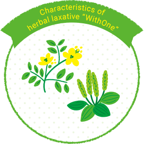 Characteristics of herbal laxative “WithOne”