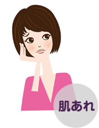 肌荒れ